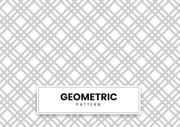 Plantilla de vector de patrón moderno geométrico simple