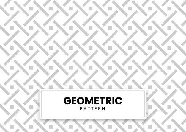Plantilla de vector de patrón moderno geométrico simple