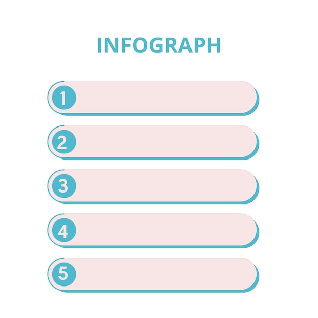 Plantilla de vector de redes sociales de infografía