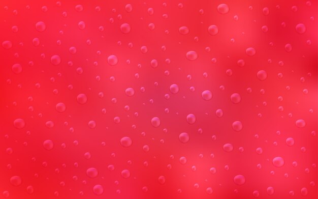 Plantilla de vector rojo claro con círculos