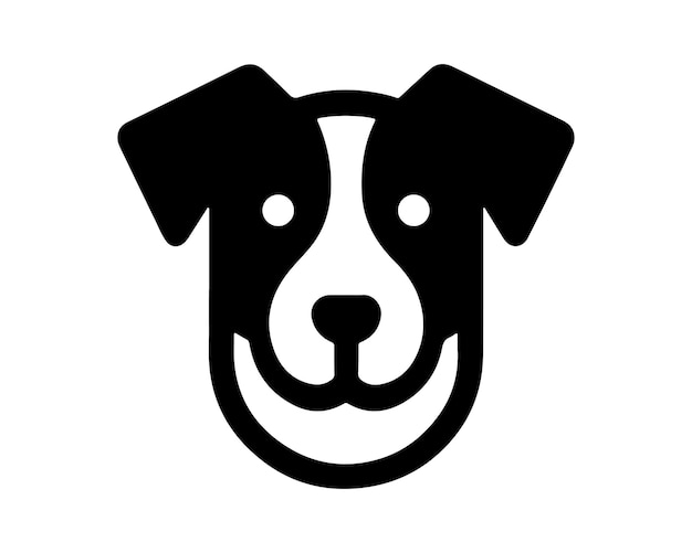 plantilla de vector de símbolos de diseño de logotipo de perro