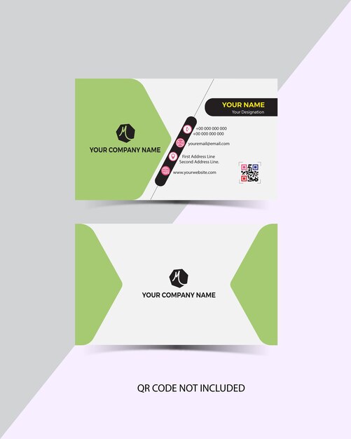 Plantilla de vector de tarjeta de visita profesional gratis