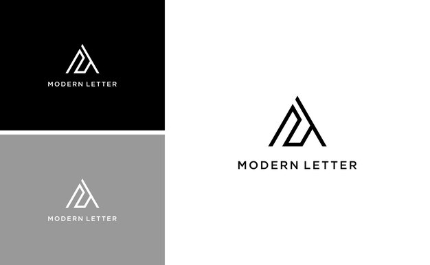 plantilla de vector de triángulo monograma inicial del logotipo NT o TN moderno