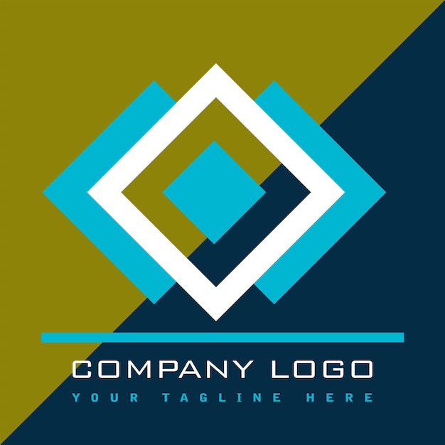 plantilla de vector único del logotipo de la empresa abstracto
