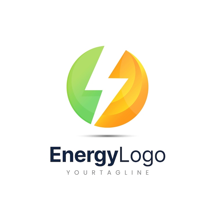 Vector plantilla de vectores de logotipo de energía diseño de logotipo moderno