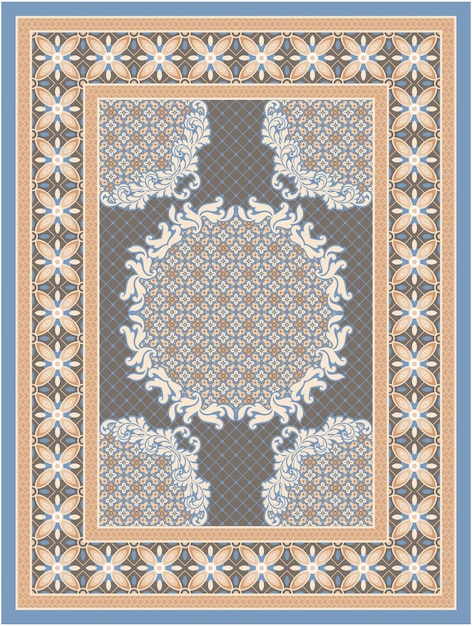 plantilla vectorial de diseño de alfombras 32