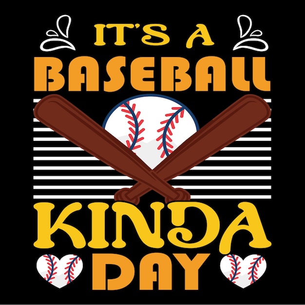 plantilla vectorial de diseño de camiseta de béisbol
