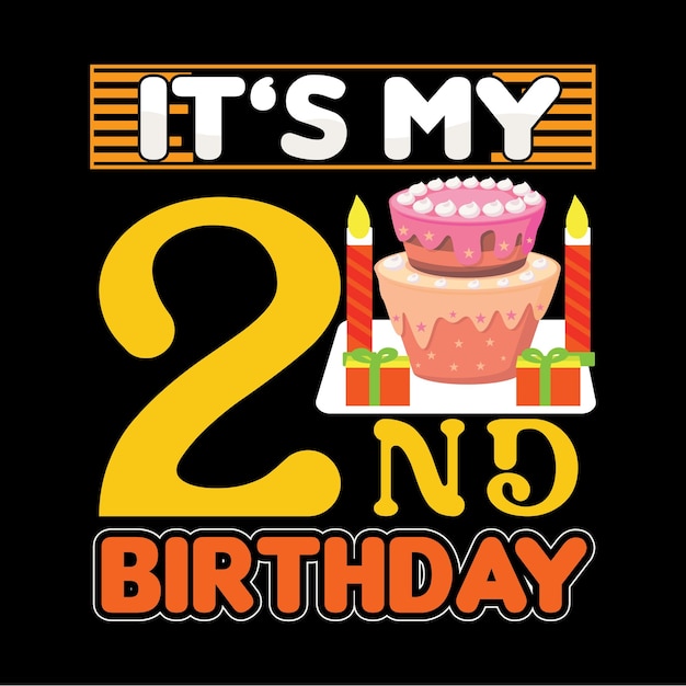 plantilla vectorial de diseño de camiseta de cumpleaños