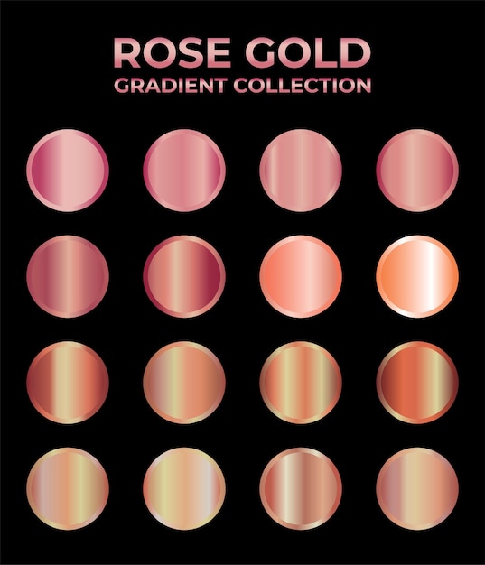 una plantilla vectorial de diseño de conjunto de colores de gradiente