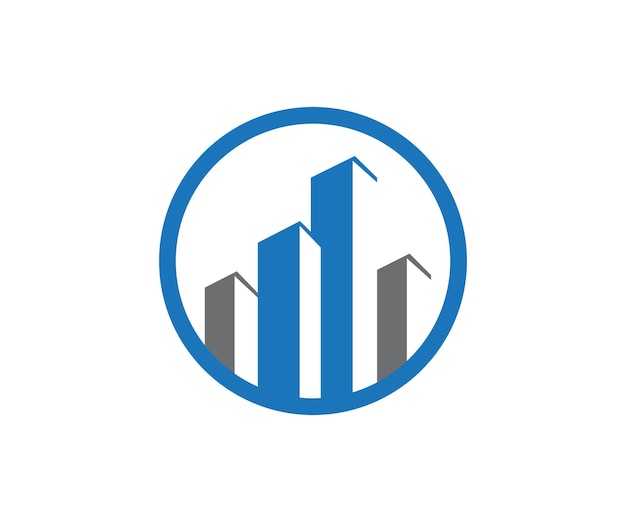 plantilla vectorial de diseño de diseño de logotipo de construcción