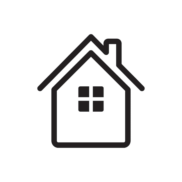 plantilla vectorial de diseño de icono de casa