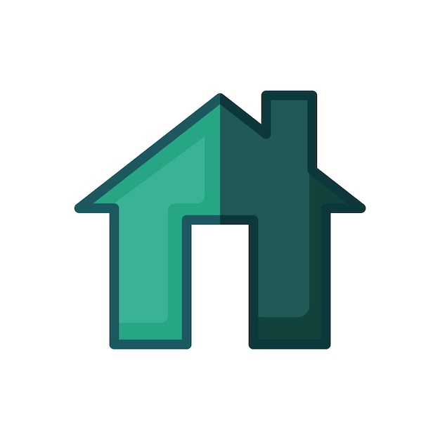 plantilla vectorial de diseño de icono de casa