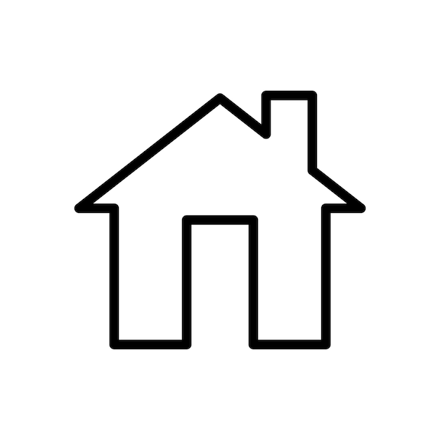 plantilla vectorial de diseño de icono de casa