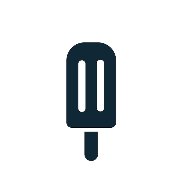 plantilla vectorial de diseño de icono de helado