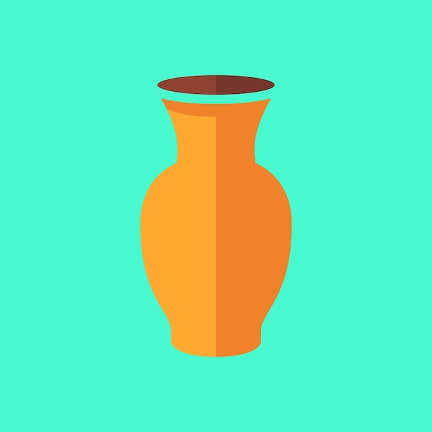 plantilla vectorial de diseño de icono de jarrón