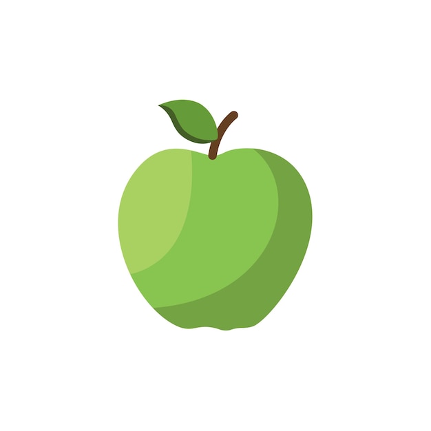 plantilla vectorial de diseño de icono de manzana