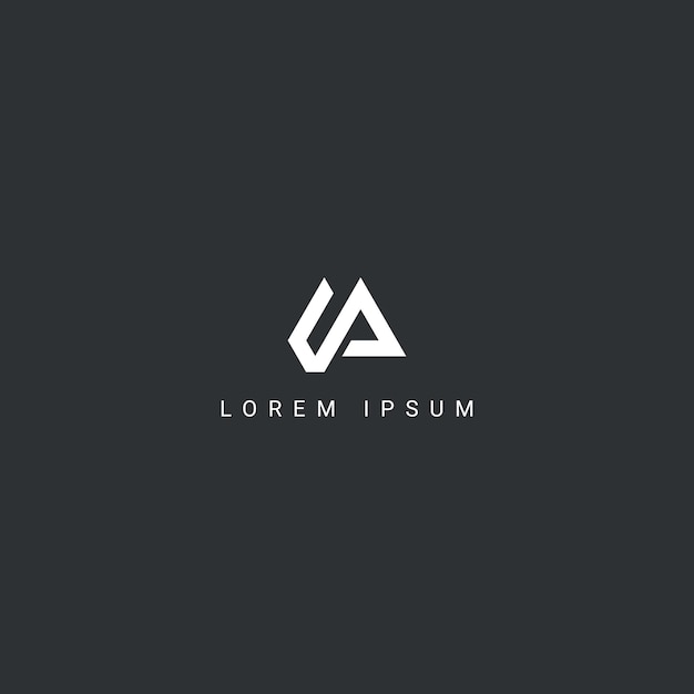 Plantilla vectorial de diseño de icono de monograma con logotipo de letra mínima creativa MA AM