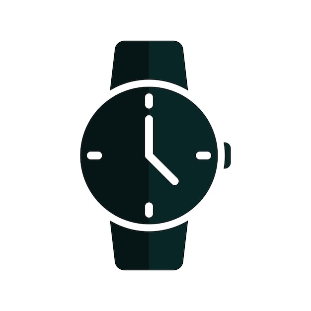 plantilla vectorial de diseño de icono de reloj