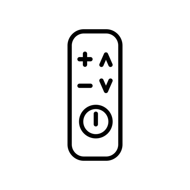 plantilla vectorial de diseño de icono remoto