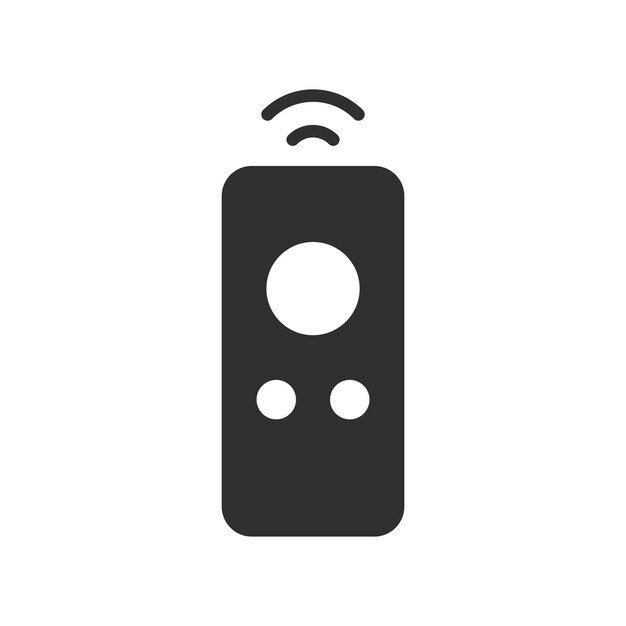 plantilla vectorial de diseño de icono remoto