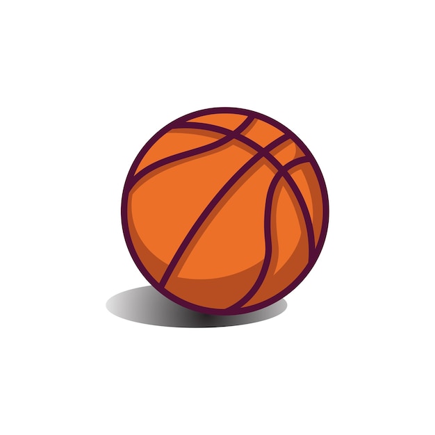 plantilla vectorial de diseño de iconos de baloncesto