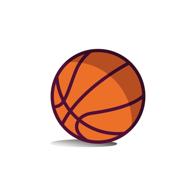 Vector plantilla vectorial de diseño de iconos de baloncesto