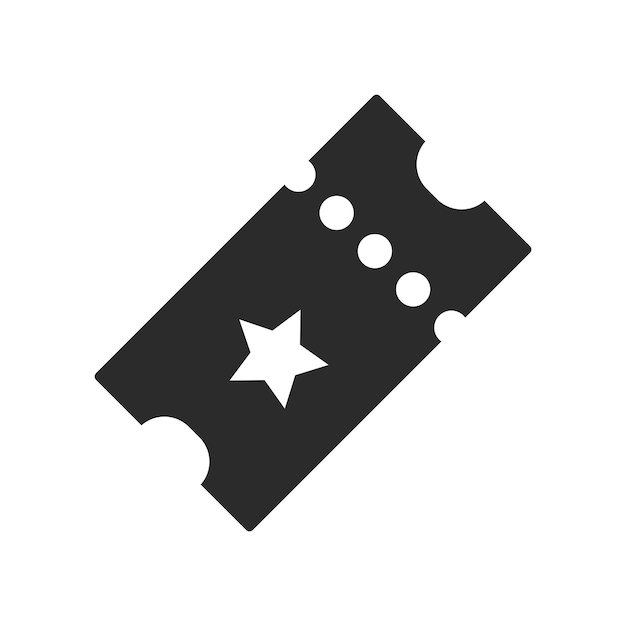 plantilla vectorial de diseño de iconos de boletos