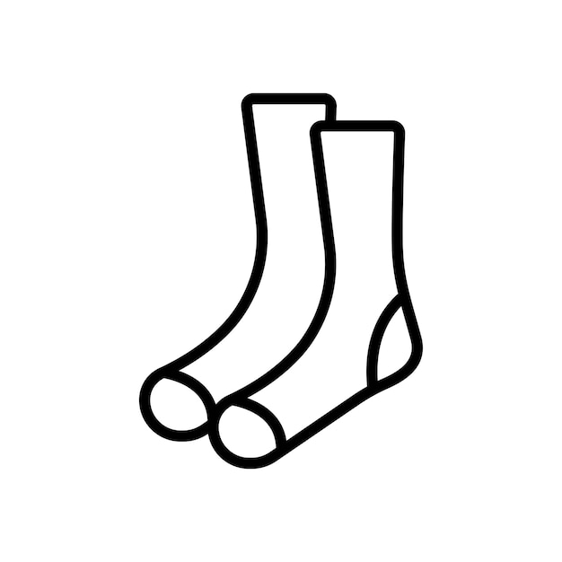 plantilla vectorial de diseño de iconos de calcetines