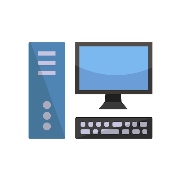 plantilla vectorial de diseño de iconos de escritorio