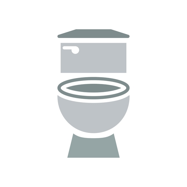 plantilla vectorial de diseño de iconos de inodoros