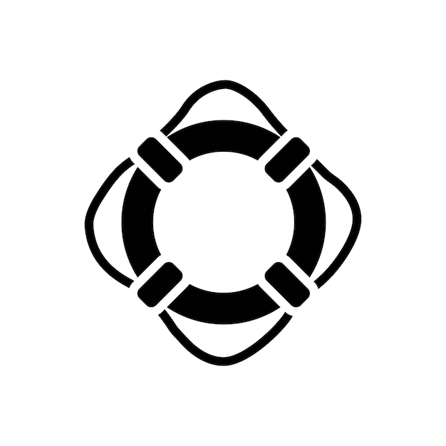 plantilla vectorial de diseño de iconos de lifebouy