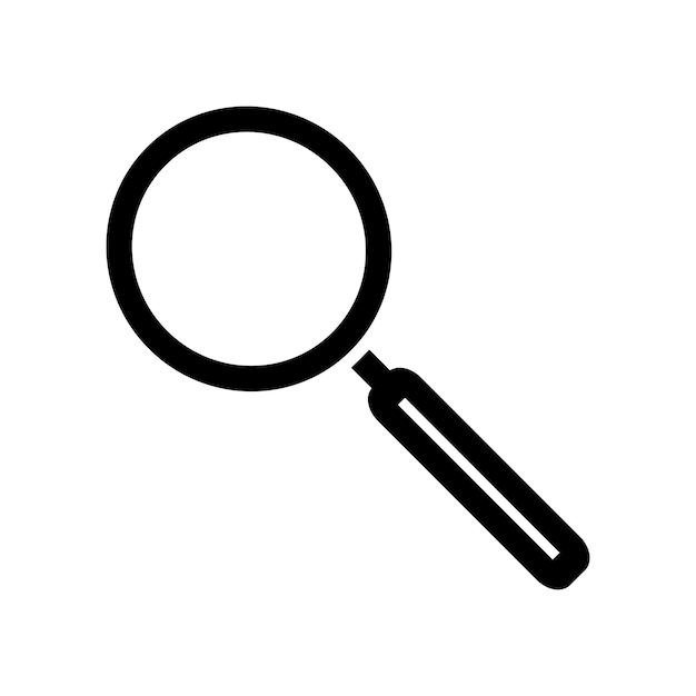 plantilla vectorial de diseño de iconos de lupas