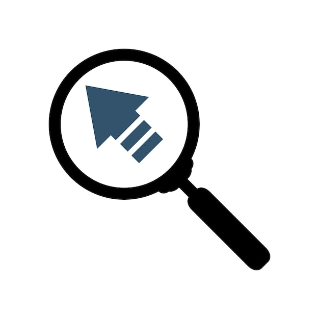 plantilla vectorial de diseño de iconos de lupas