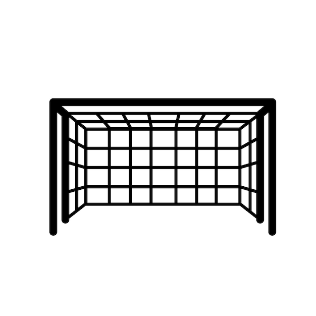 plantilla vectorial de diseño de íconos de post de fútbol
