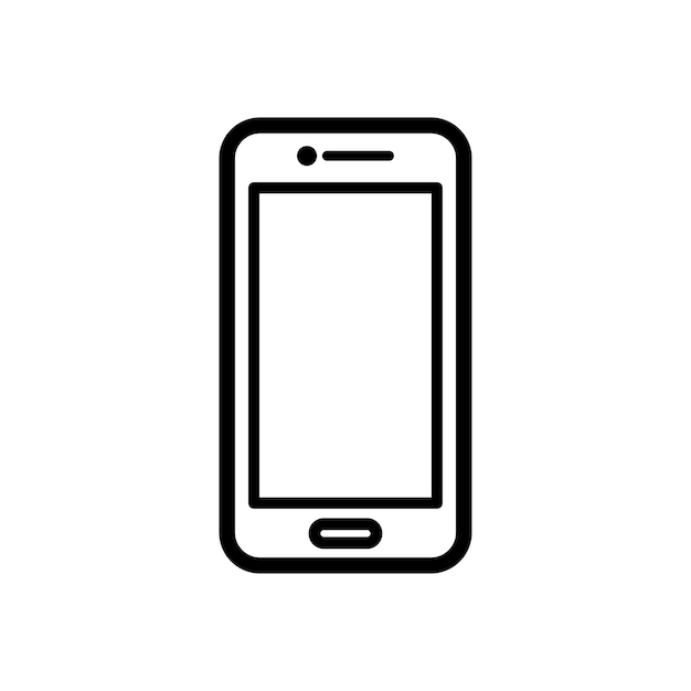plantilla vectorial de diseño de iconos de teléfonos inteligentes