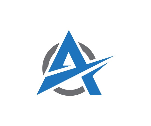 Una plantilla vectorial de diseño de letras de logotipo