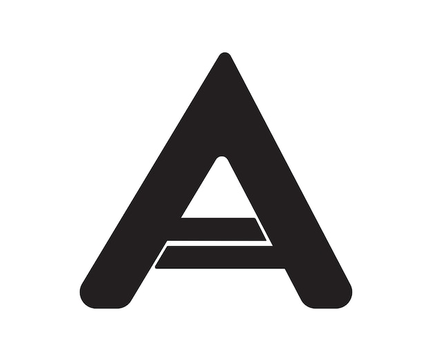 Una plantilla vectorial de diseño de letras de logotipo