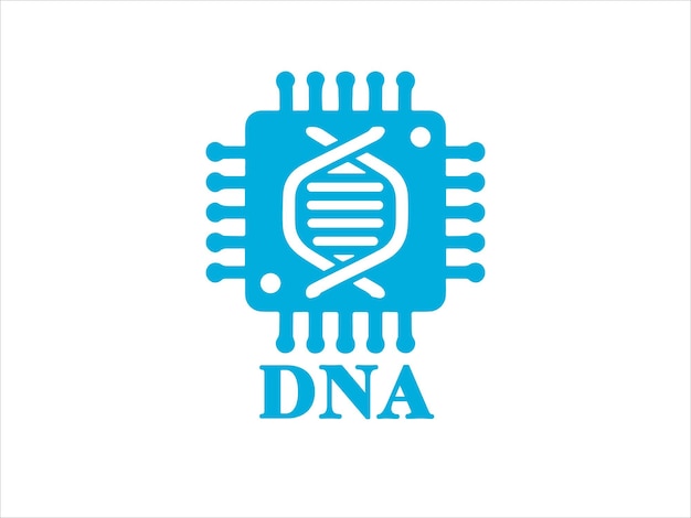 plantilla vectorial de diseño de logotipo de ADN