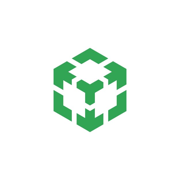 Plantilla vectorial de diseño de logotipo aislada en fondo blanco