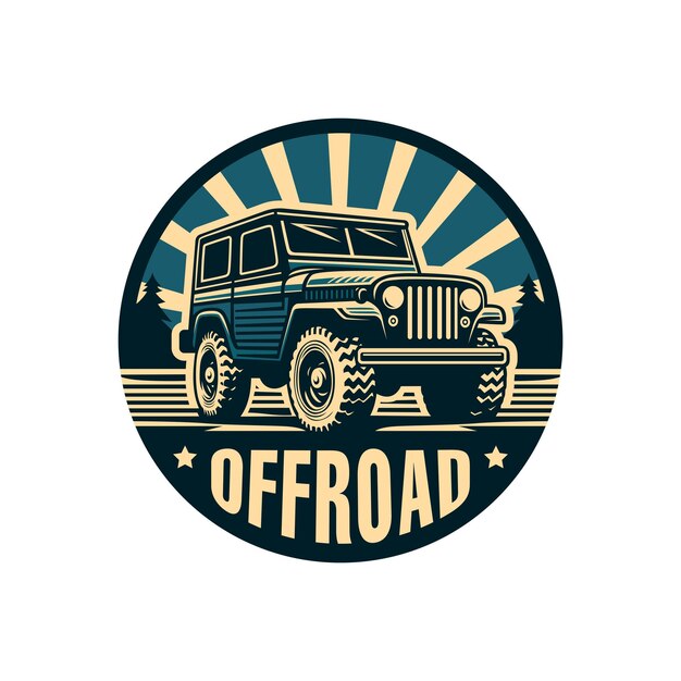 plantilla vectorial de diseño de logotipo de automóviles vintage