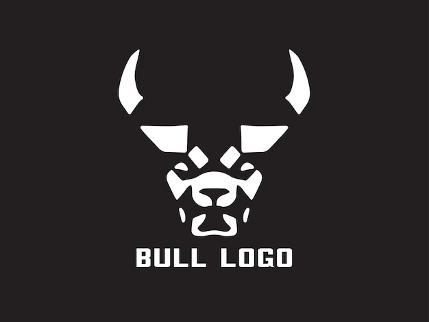 plantilla vectorial de diseño del logotipo de Bull