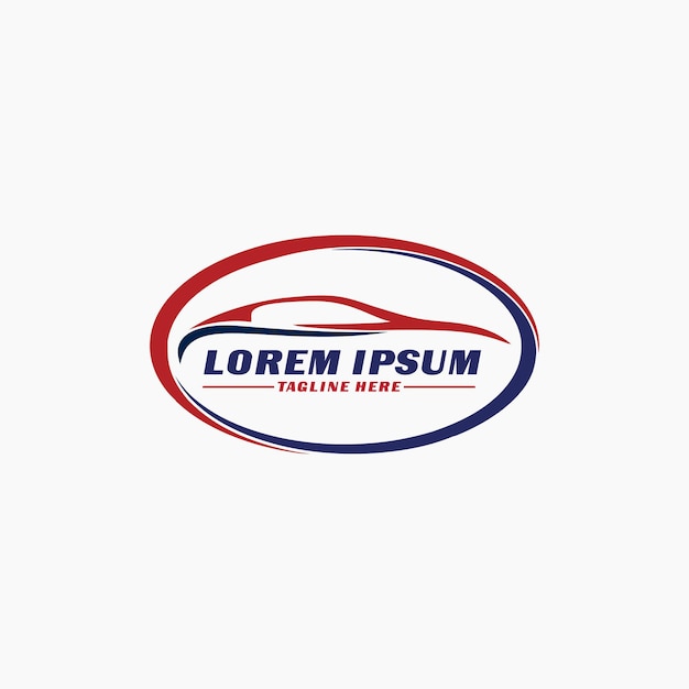 plantilla vectorial de diseño de logotipo de detalles de automóviles