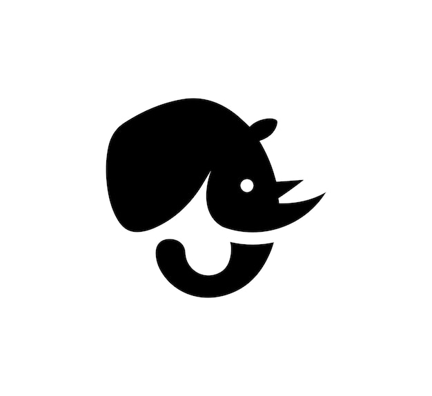 plantilla vectorial de diseño de logotipo de elefante