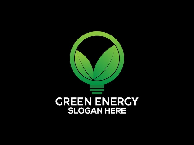 Plantilla vectorial de diseño de logotipo de energía