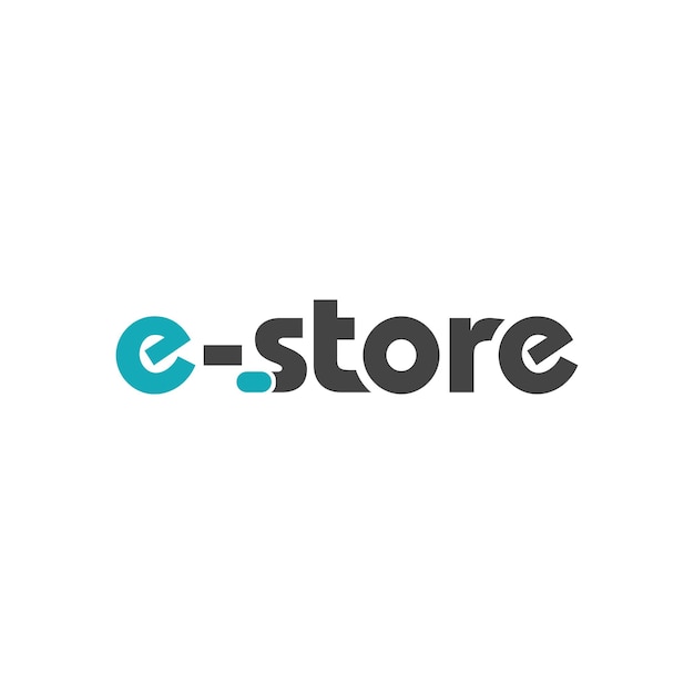 plantilla vectorial de diseño de logotipo de estore