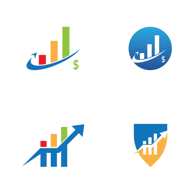 Plantilla vectorial de diseño de logotipo de finanzas empresariales