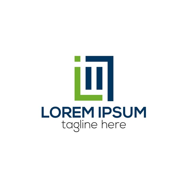 Plantilla vectorial de diseño de logotipo de malware de tecnología de malware y seguridad de la letra M