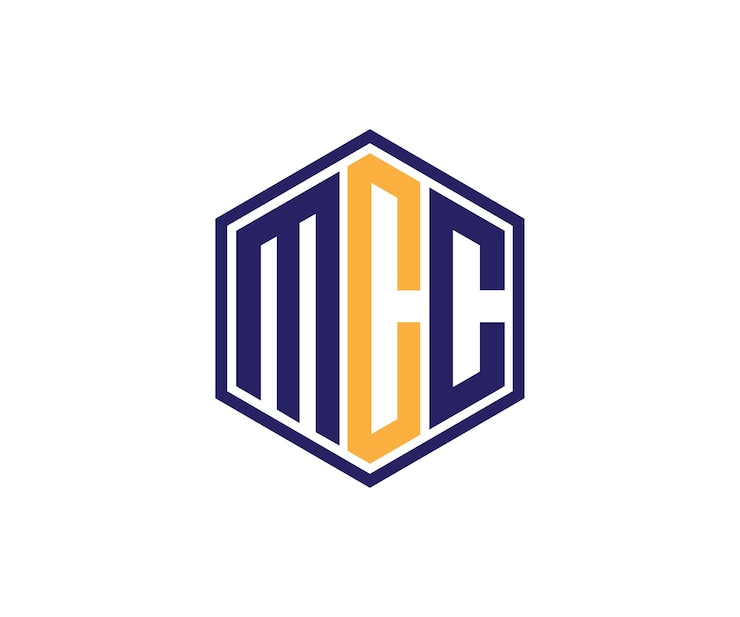 Vector plantilla vectorial de diseño del logotipo de mcc