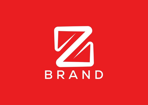 Plantilla vectorial de diseño de logotipo moderno de la letra Z