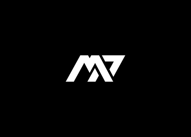 plantilla vectorial de diseño de logotipo MP Carta inicial de MP Plantilla vectoria de diseño de Logotipo Abstracto Letra MP